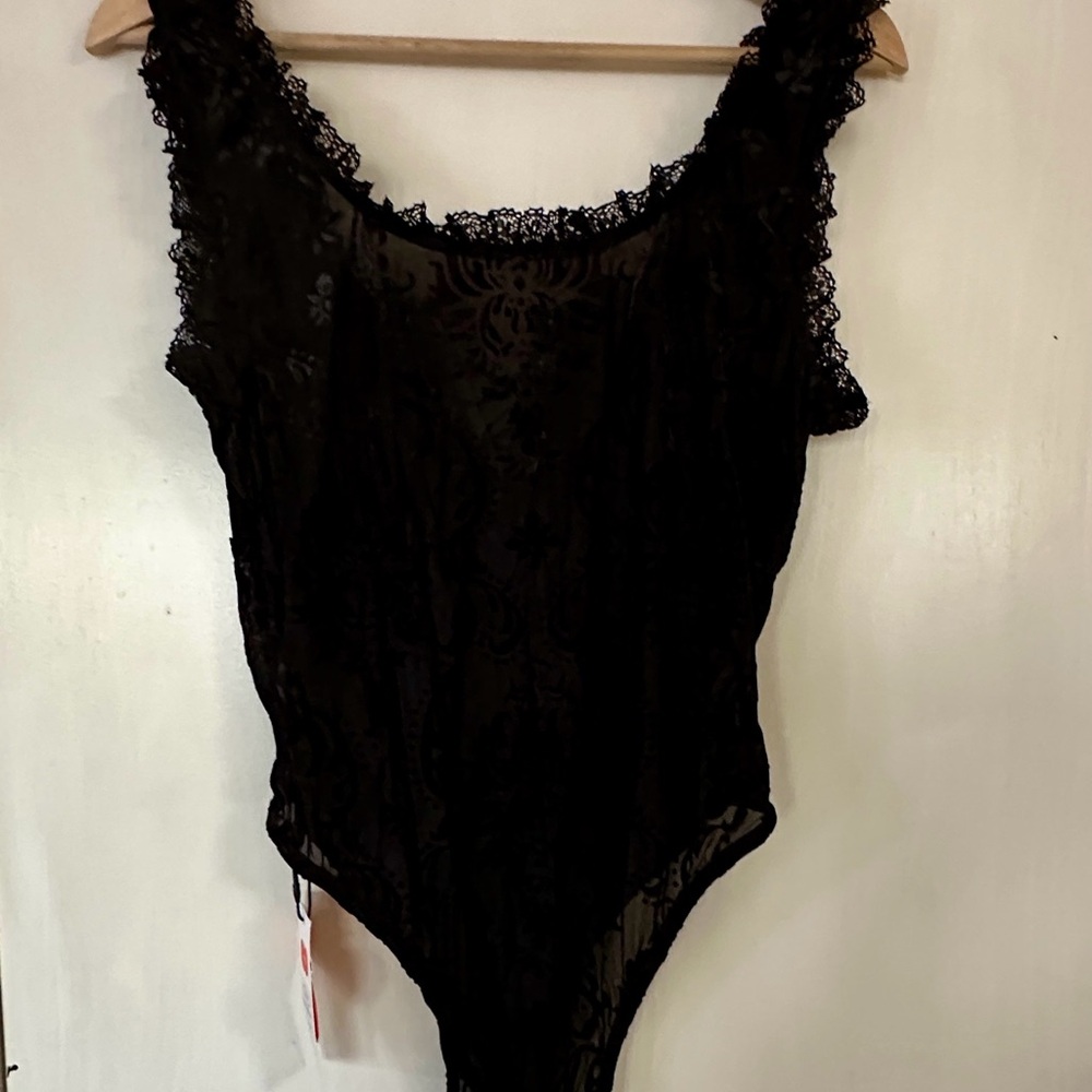 Cider Black Lace Bodysuit